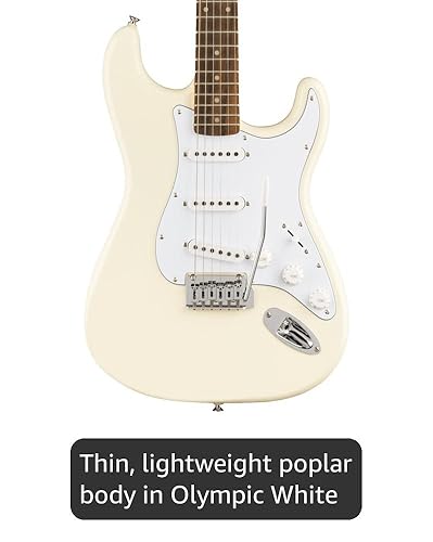 Amazon.com: Fender Squier Affinity Stratocaster, Laurel - Olympic